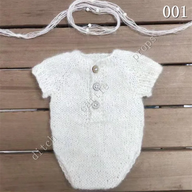 

Newborn photography props, pants, climbing clothes, handmade knitted mink clothing