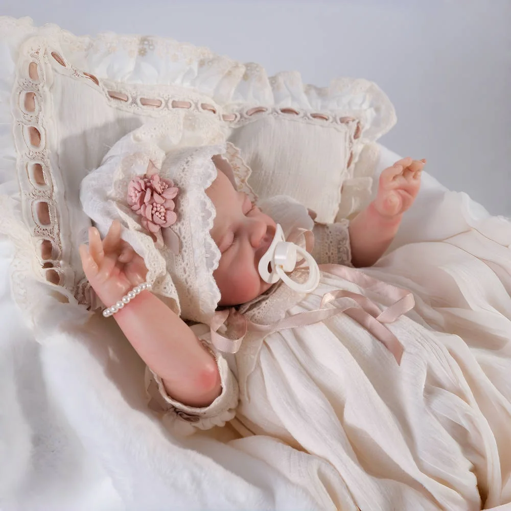 Cloveray 22-дюймовая реалистичная кукла реборн, милая виниловая кукла, имитация куклы новорожденного, европейская ретро кукла, игрушки, детский рождественский подарок