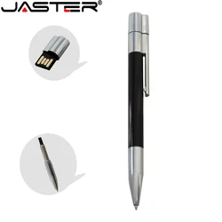 New Ballpoint pen USB flash drive128GB pen drives 64gb creative business Waterproof pendrive gift 32gb memory stick 16gb disk