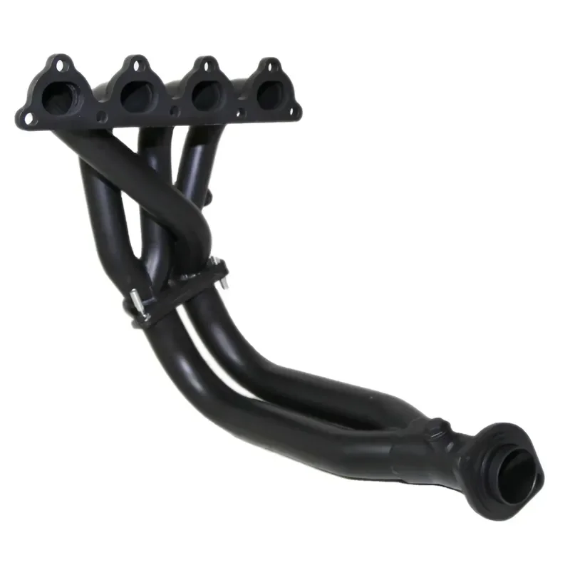 BLACK SS Header for 90-00 Ho*da Ci*ic EX Se*an 1.6L SOHC D15/D16