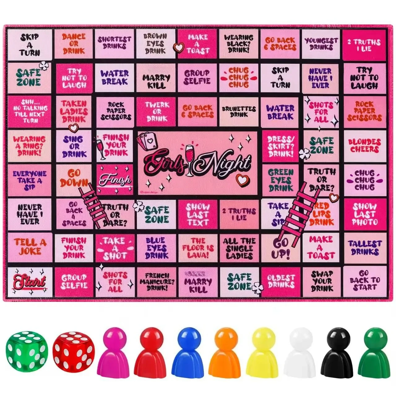 Leder-Board-Rollenspiele (BRPG), Trink-Brettspiele, Lustige Party-Interaktive Trinkspiele für Junggesellenabschiede