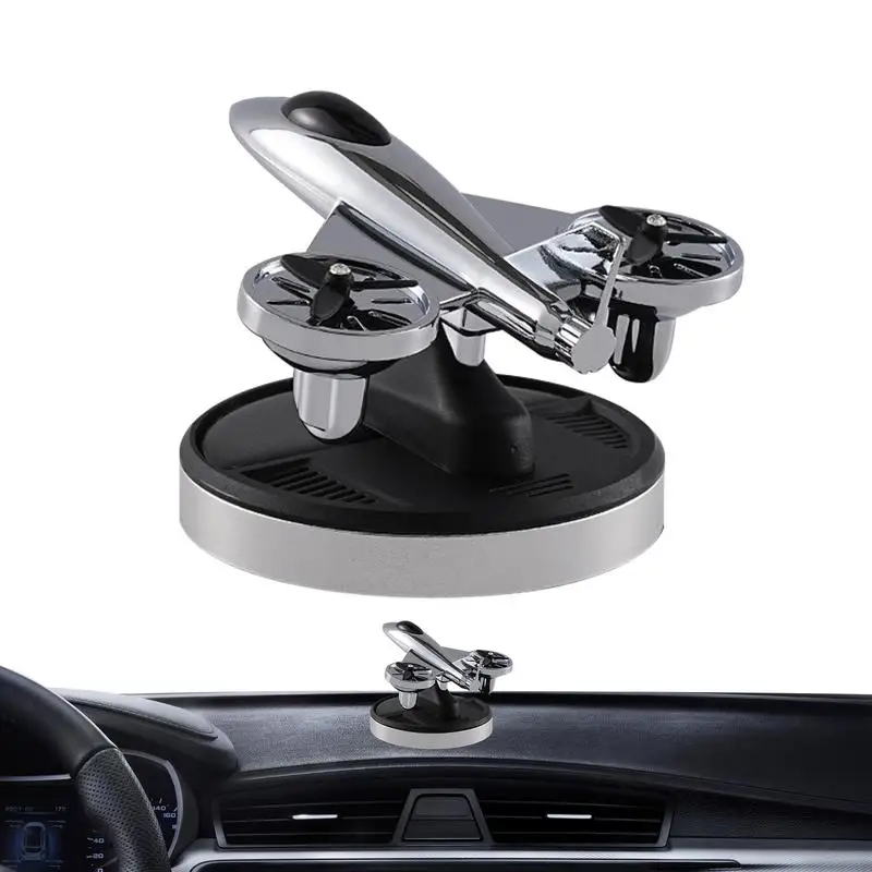 Car Air Freshener Odor Eliminator  Solar Airplane Car Aromatherapy Diffuser Mini Car dashboard Perfume Air Freshener Fragrance