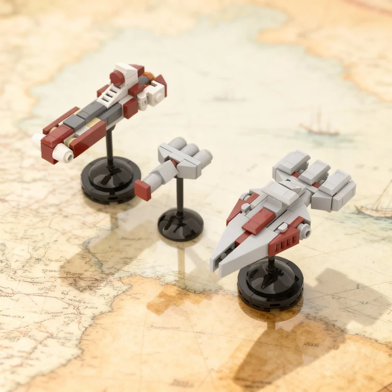 

Набор строительных блоков MOC «Звездные войны: Республика» (124 детали), коллекционная модель для взрослых и детей, премиум-класса, для творчества и декора стола