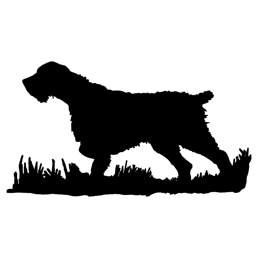 CK3125# 20x11cm German Wirehaired Pointer funny car sticker vinyl decal white/black car auto stickers for bumper