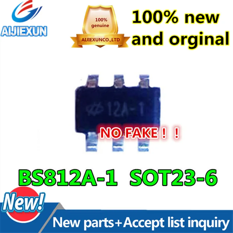 

10 шт. 100% новый и оригинальный BS812A-1 SOT23-6 2-клавишный емкостный сенсорный чип IC большой запас
