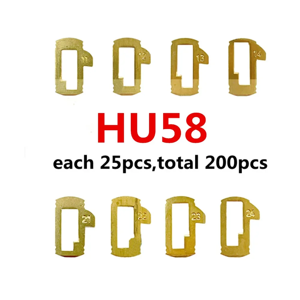 

Car Lock Plate HU58 Lock Reed Brass Material Auto Lock Repair Accessories Kits For BMW