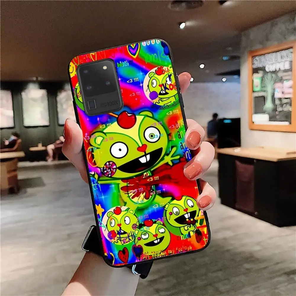 H-Happy Tree Friends Telefoonhoesje voor Samsung S24Fe 25 Ultra Plus 20 Lite 21 30 22 23 24 22 Ultra 5G Fundas