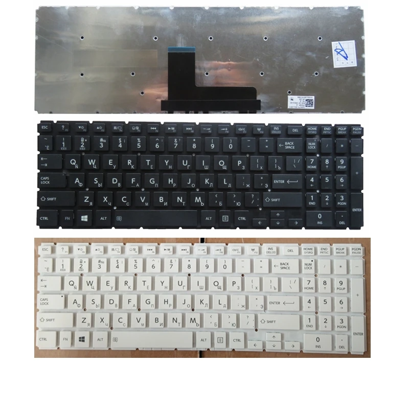 New Ru keyboard for Toshiba Satellite L50-B L55-B L50D-B L55DT-B S50-B S55-B Russian laptop Keyboard black/white