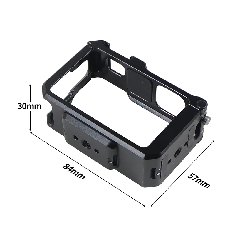 Neue Metallkäfig-Rig-Magnetgrundplatte für DJI OSMO Action 3 4 5 Pro Schutzrahmengehäuse Erweitern Sie den Kaltschuh-Montage-Stativadapter – Detail 8