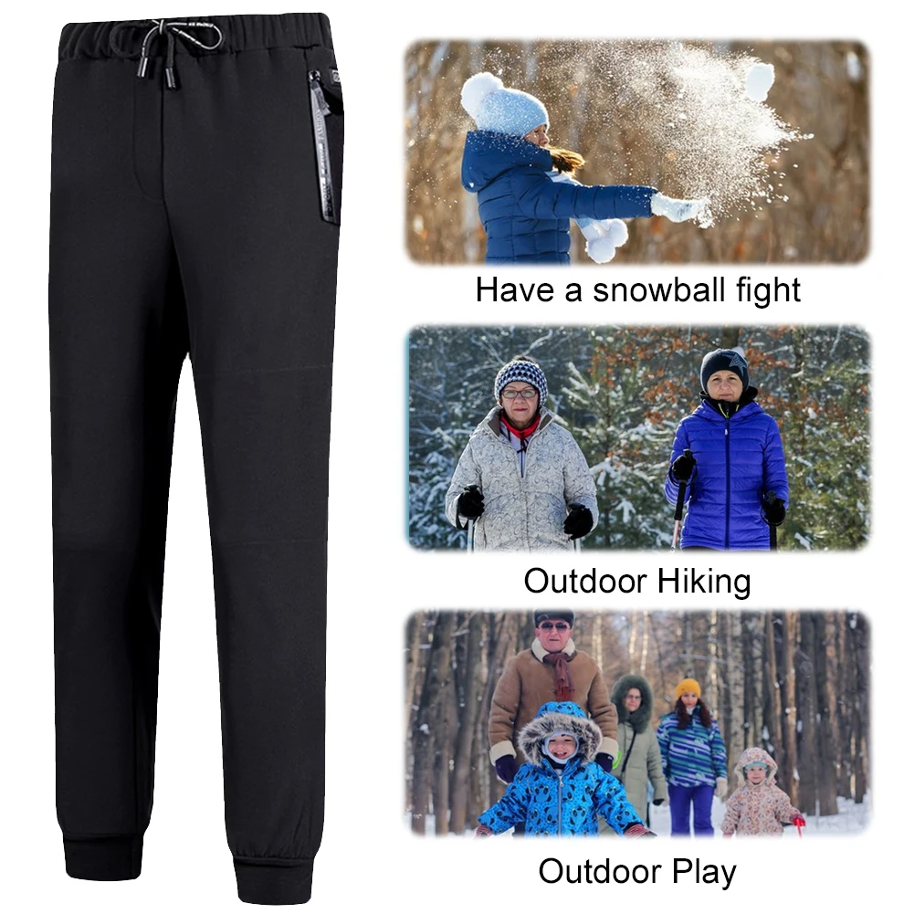 16 Heating Zones Outdoor Winter Heating Trousers USB Warm Heating Pants Sports Thermal Motorcycle Pants for Men Women