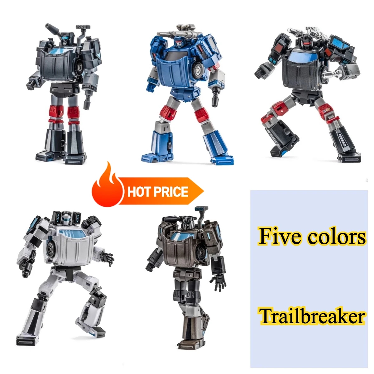 

IN STOCK Transformation NewAge NA H64 H64EX H64B H64J H64W Trailbreaker Action Figure Robot Toy Gift