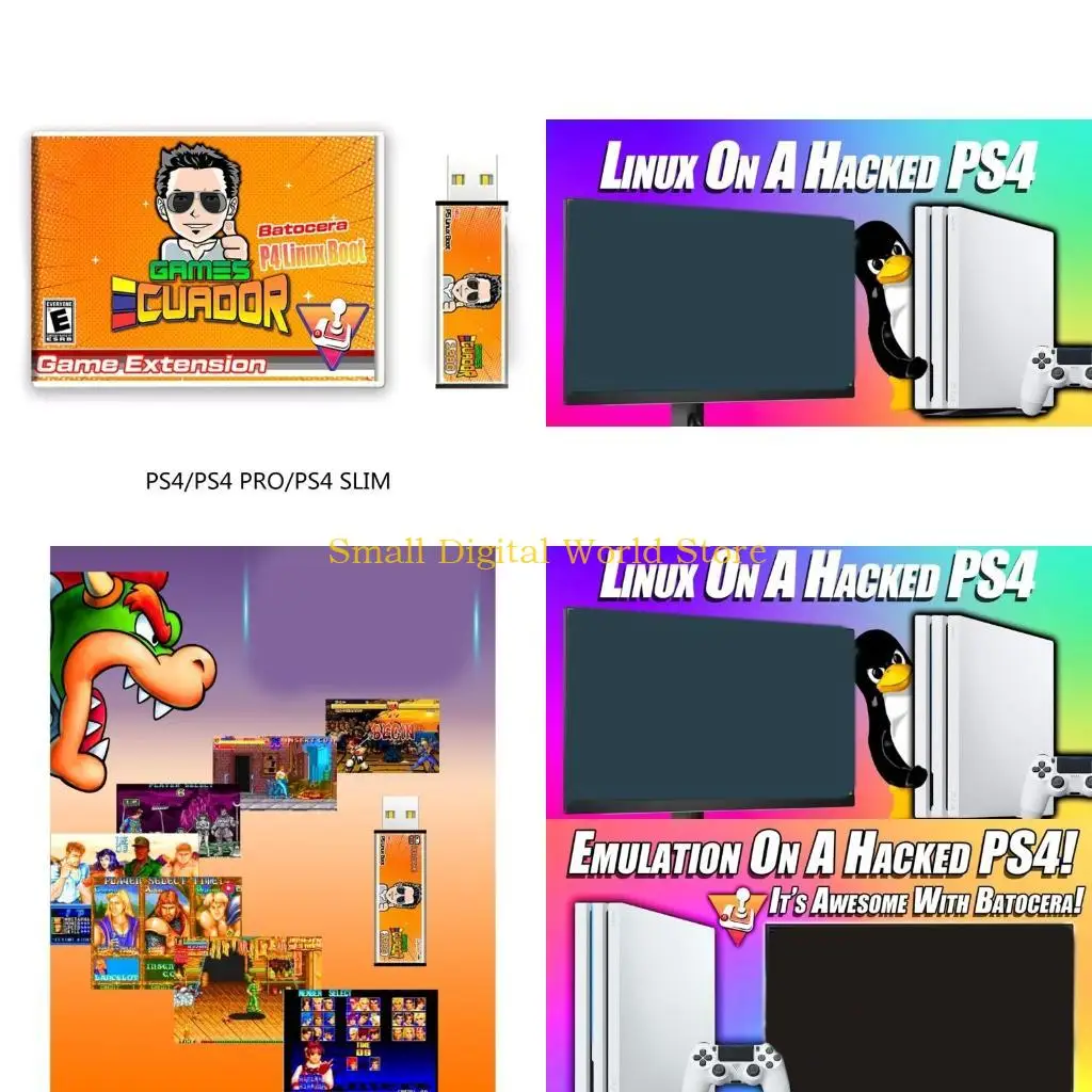 

77UB Gaming Experience 128G Game Expander с 12500+ играми, Linux Boot и YouTuber рекомендуется