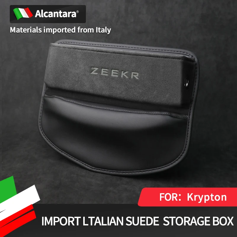 Per ZEEKR X 001 009 007 2022 2023 2024 seggiolino Auto in pelle scamosciata cucito Gap fessura fessura scatola di immagazzinaggio organizzatore accessori Auto