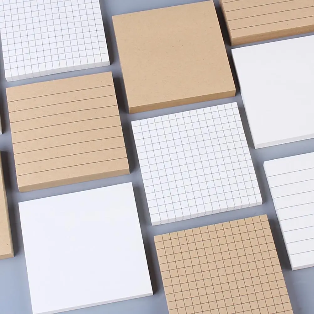 2Pcs Sticky Notes Self-adhesive Note Pads DIY Sticky Paper Memo Pad Notes Paper Message Pads School Stationery blocs de notas