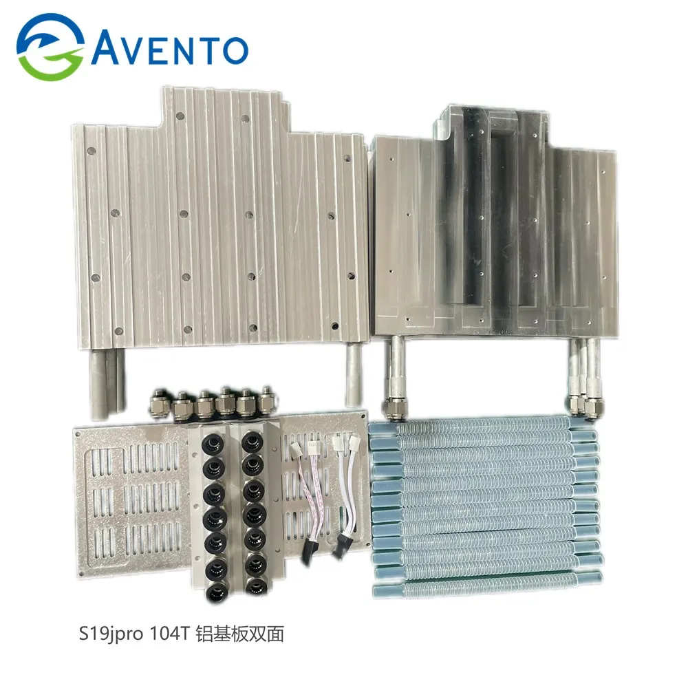 

Antminer S19jpro 104T double-sided water cooling plate upgrade kit for aluminum substrate