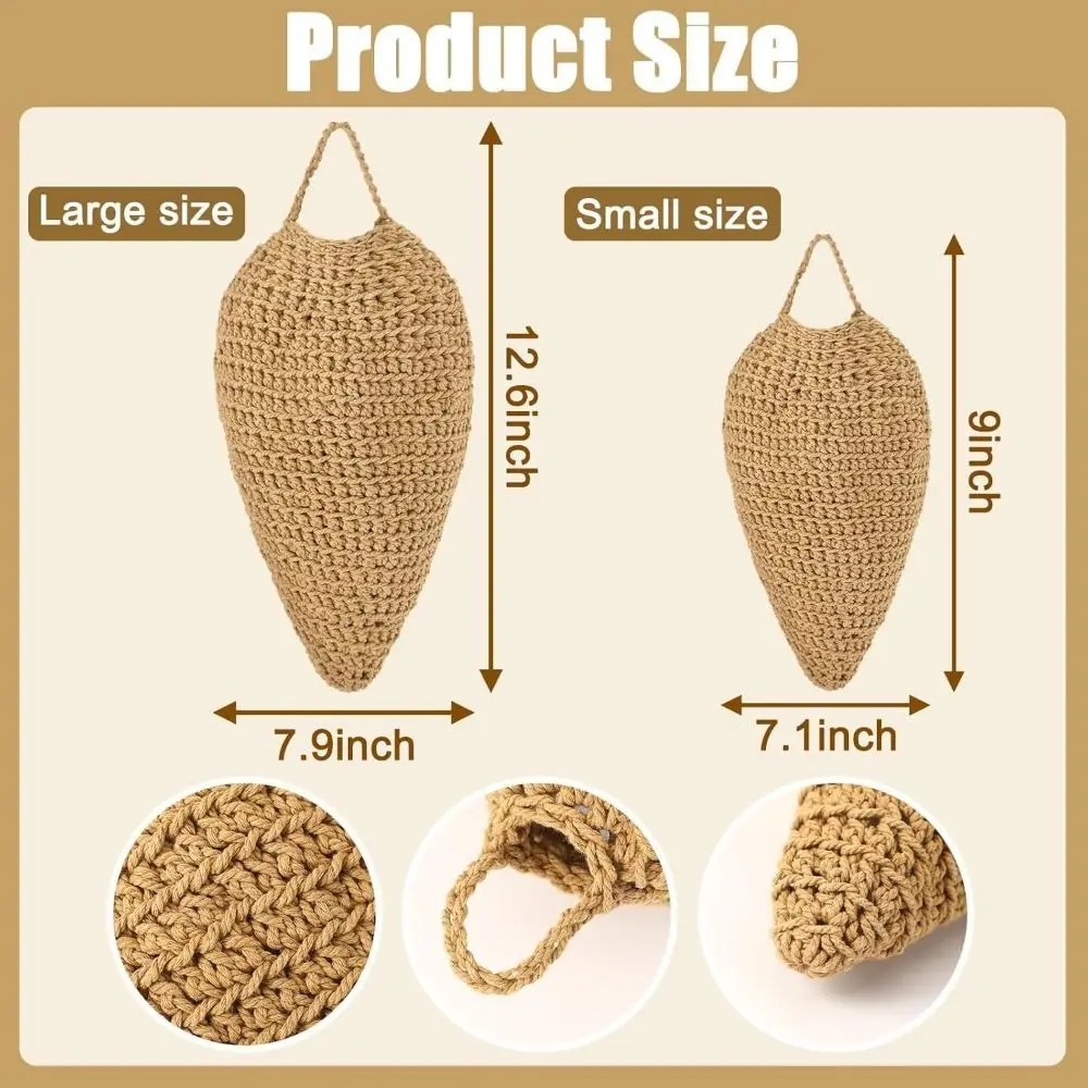 Picture 7: Large Size Crochet Wasp Nest Portable Design Simulation Honeycomb Artificial Honeycomb Ornament Effectively Repelling Wasps