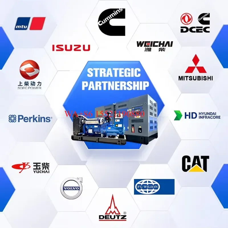 WMWMNU for Cummins Yuchai Weichai Engine 10-80kw Diesel Generator Outdoor Rainproof Trailer Mounted Silent Mobile Power