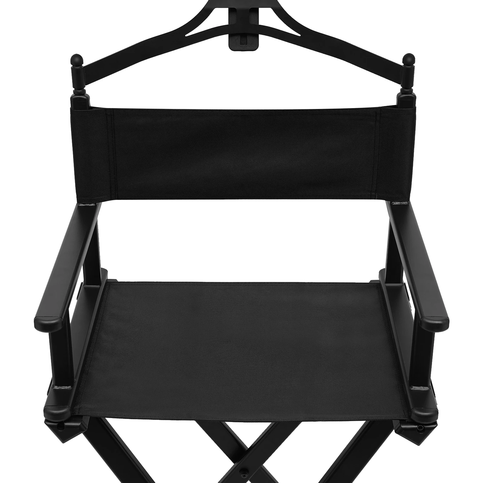 Tall Director Chair Salon Makeup Folding Artist Stool Chair X-shaped Support USA Tall Folding Directors Chair Makeup Artist