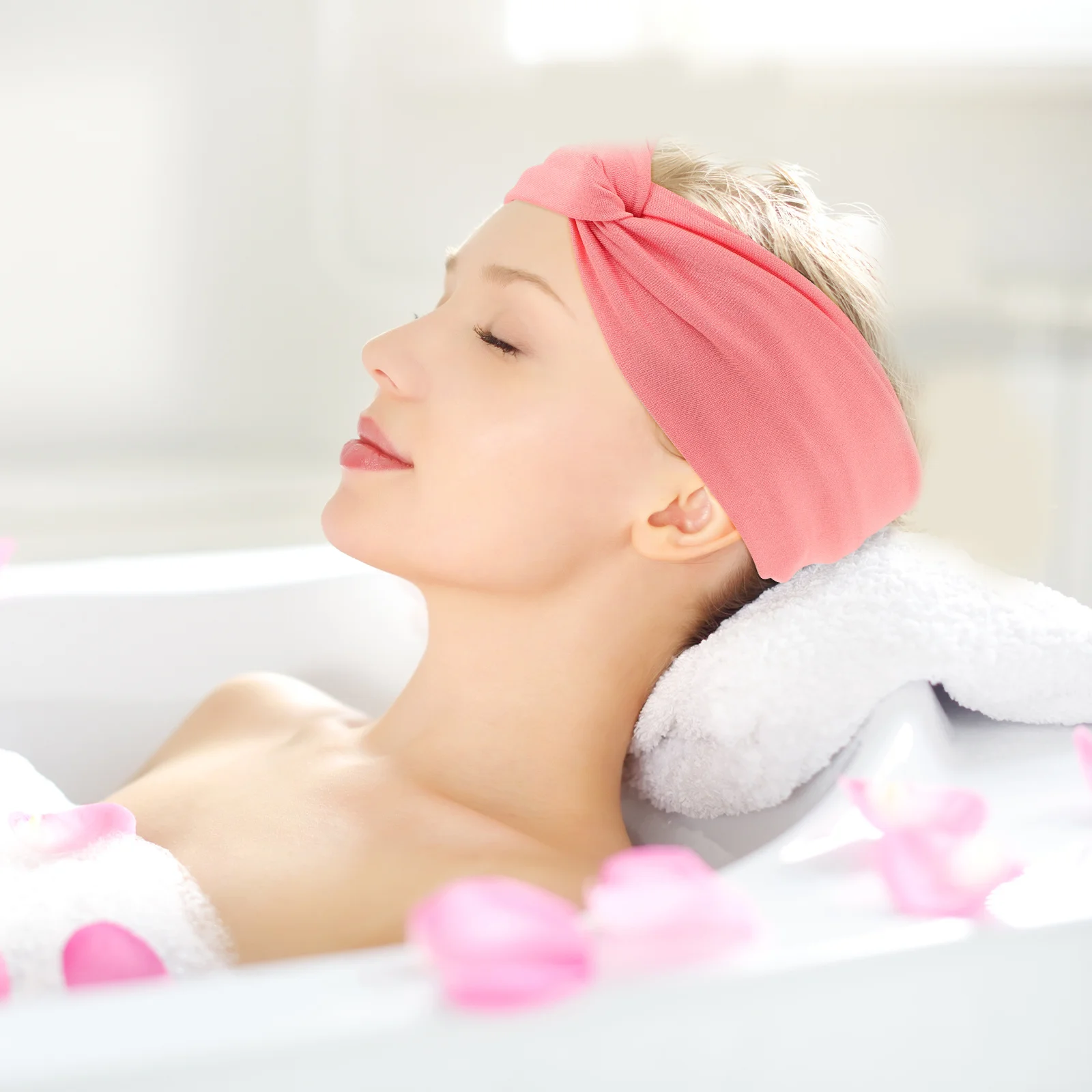 Faixa de cabelo elástica para ioga, faixa de cabelo cruzada para esportes, estilo fitness e atividades ao ar livre, faixa de cabelo cruzada