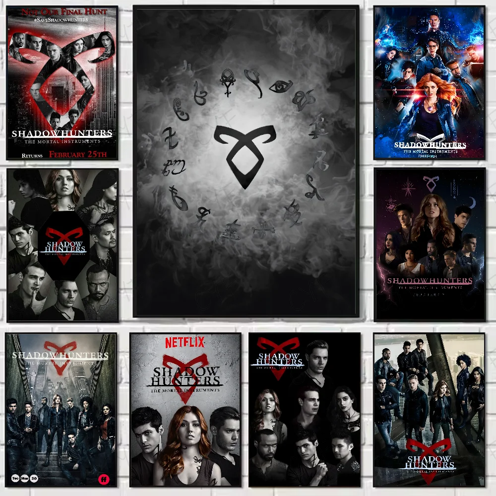 1PC TV S-Shadowhunters Poster High Quality Wall Art for Home Office Bedroom Living Room Hallway Bar Perfect Gift Idea