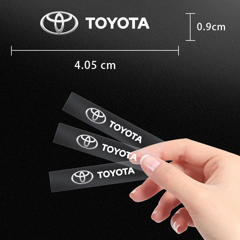 Car Styling 3D Alloy Metal Motorcycle Emblem Badge Sticker For Toyota Corolla Yaris Chr Auris RAV4 Land Cruiser Camry Prado Vitz