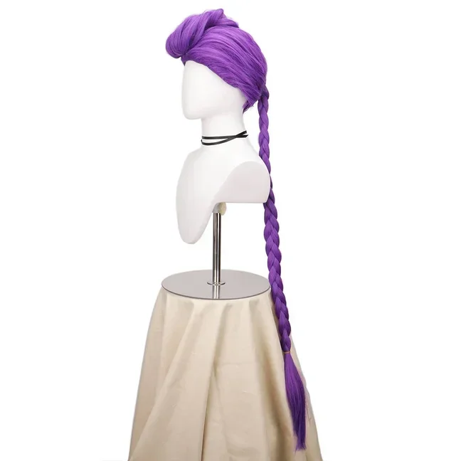 Women Men Demon Hunters Cosplay Wigs Anime Rumi Mira Zoey Costume Wigs Purple Braids Kids Accessories Prop Rumi Wig