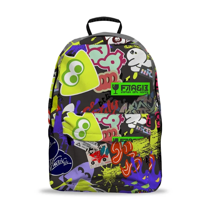 Game Splatoon 3 Backpack Cute 3D Print Squid Octopus School Bags Lightweight Large Capacity Travel Bags Cospaly Doujin Gifts