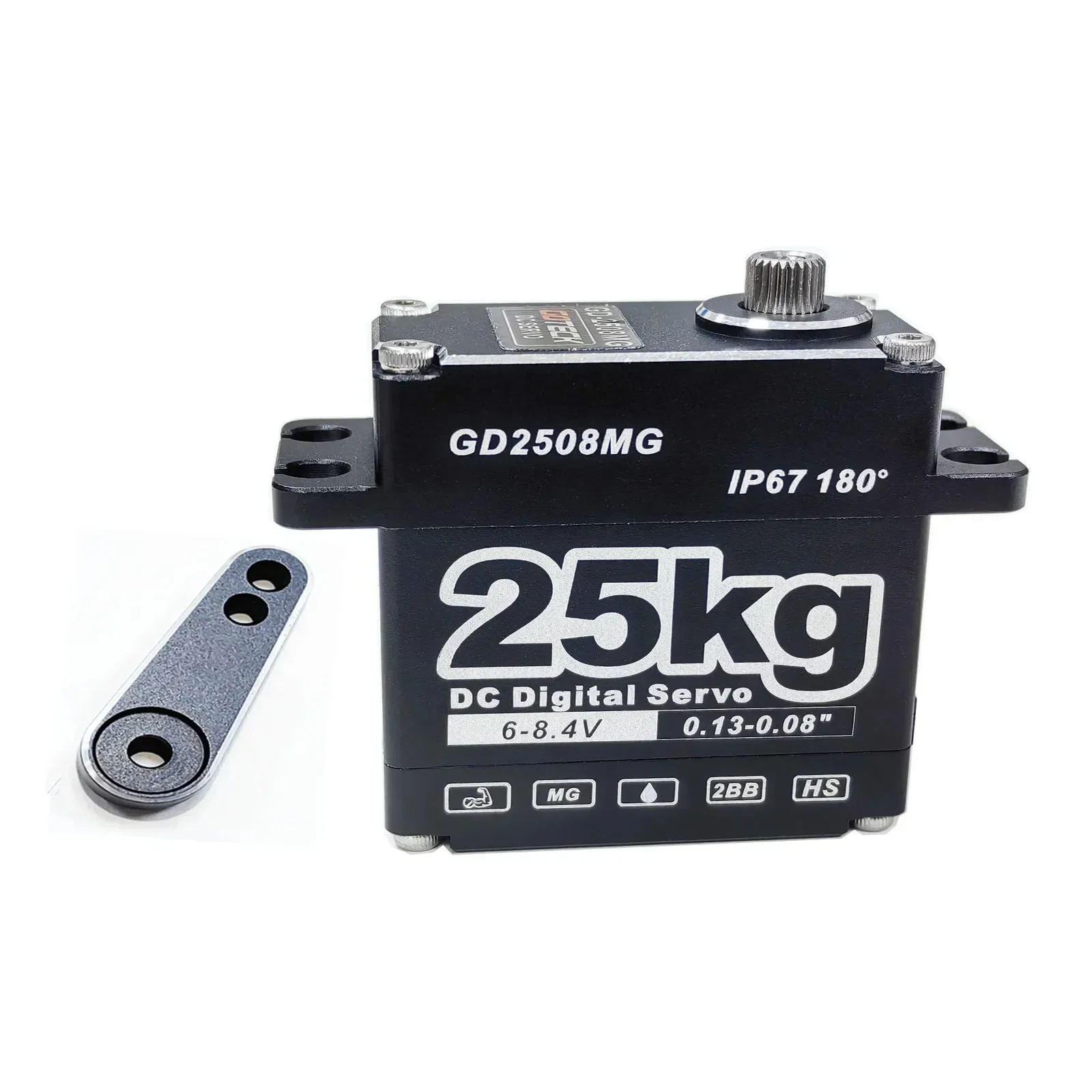 25kg 35kg 45kg RC Servo Metal Waterproof Servo For RC 1/10 1/8 Traxxas TRX4 Axial SCX10 Crawler Car Robot Truck Robot Parts