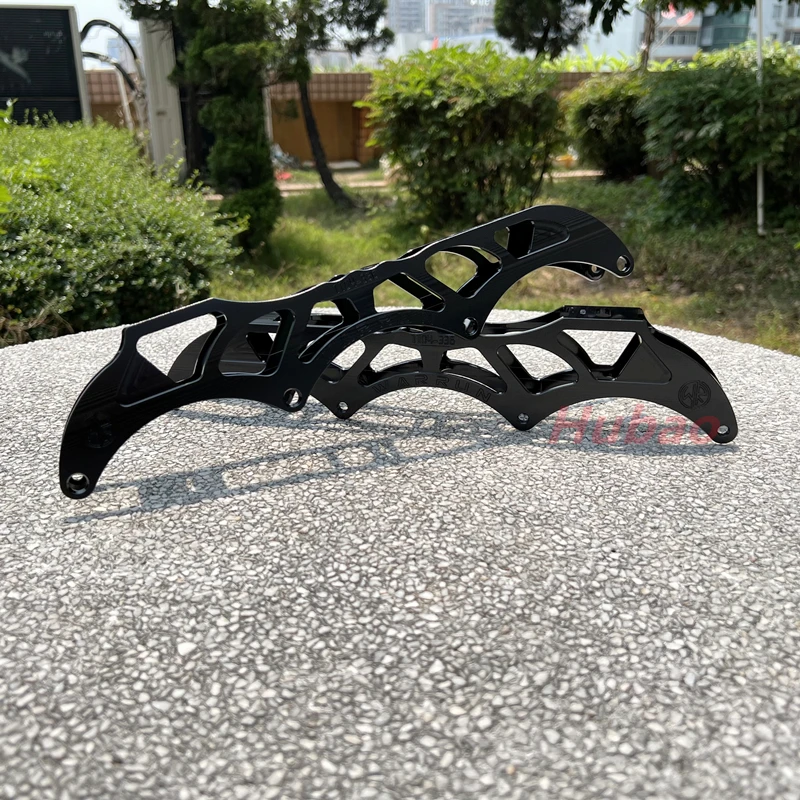 Roller Skate Rack 3*90/3*100/3*110/3*125mm 4*90/4*100/4*110mm Speed Skating Skates 3/4 Wheels Aluminum Skate Base Frame Bracket