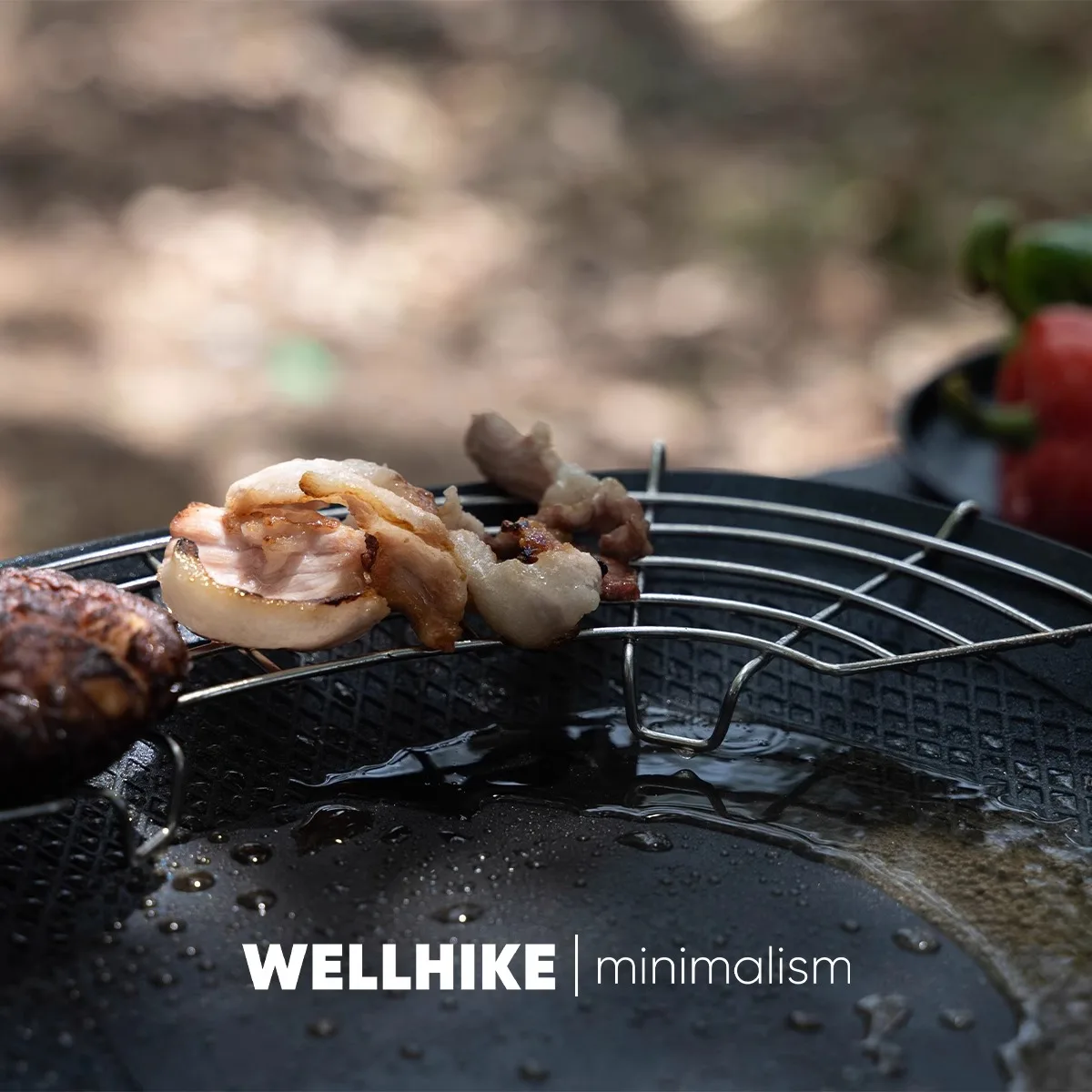 Outdoor Non-Stick Camping Style Pan Frying Pan Korean Barbecue Multi-Function Electric Fire Dual-Use Induction Cooker Large Frying Pan