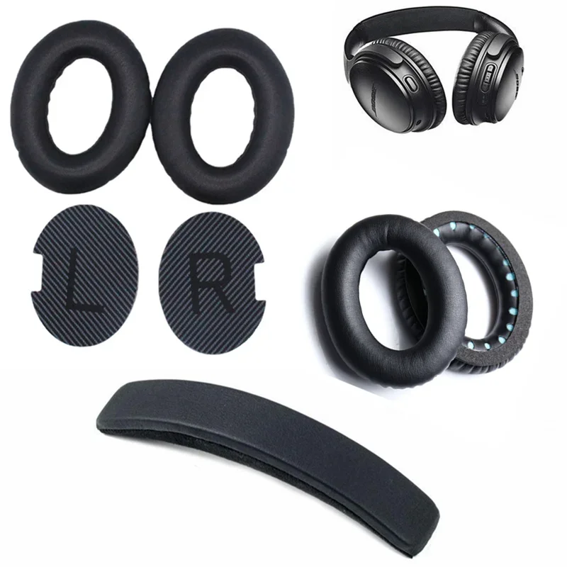 Replacement Ear Pads For Bose QuietComfort Quiet Comfort QC 25 35 II QC25 QC35 II headphones Repair parts head beam cushion