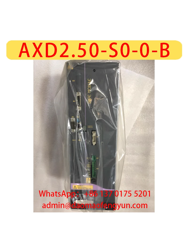 

AXD2.50-S0-0-B Совершенно новые приводы шпинделя, сервоприводы, AXD2.50 S0 0 B, быстрая доставка