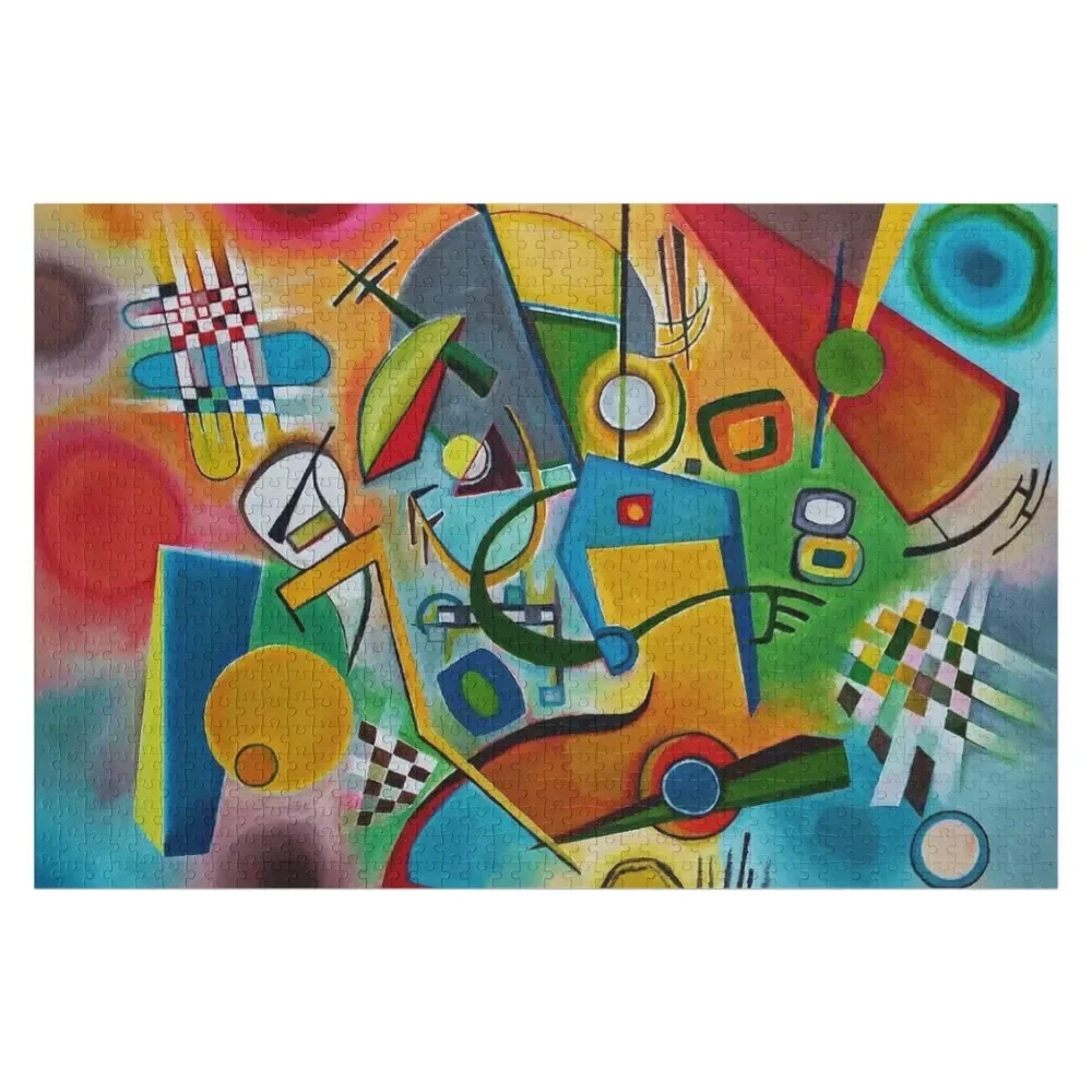 

Kandinsky abstract art Jigsaw Puzzle Iq Jigsaw For Kids Puzzle