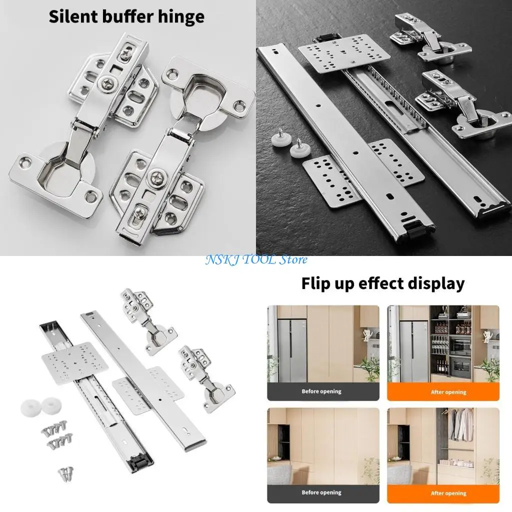 L8RC Easy Access Up Folding Door Noiseless Door for Standard Cabinets