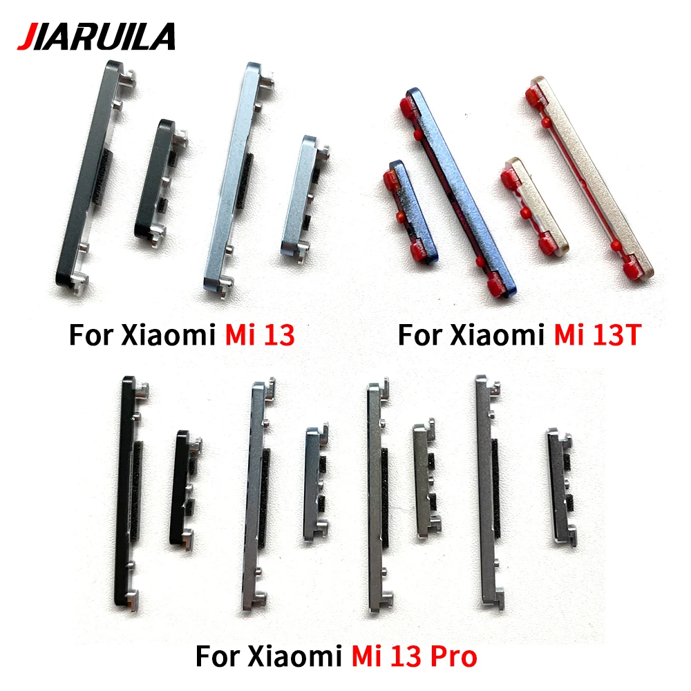 NEW Side Volume Button + Power ON / OFF Buttton Key Set Replacement Repair Spare Parts For Xiaomi Mi 13 / Mi 13 Pro / Mi 13T
