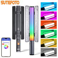 SuteFoto TW20 RGB Colorful Stick Light Handheld LED Light Wand CRI 95+ 2800K-10000K Photography Studio Lamp