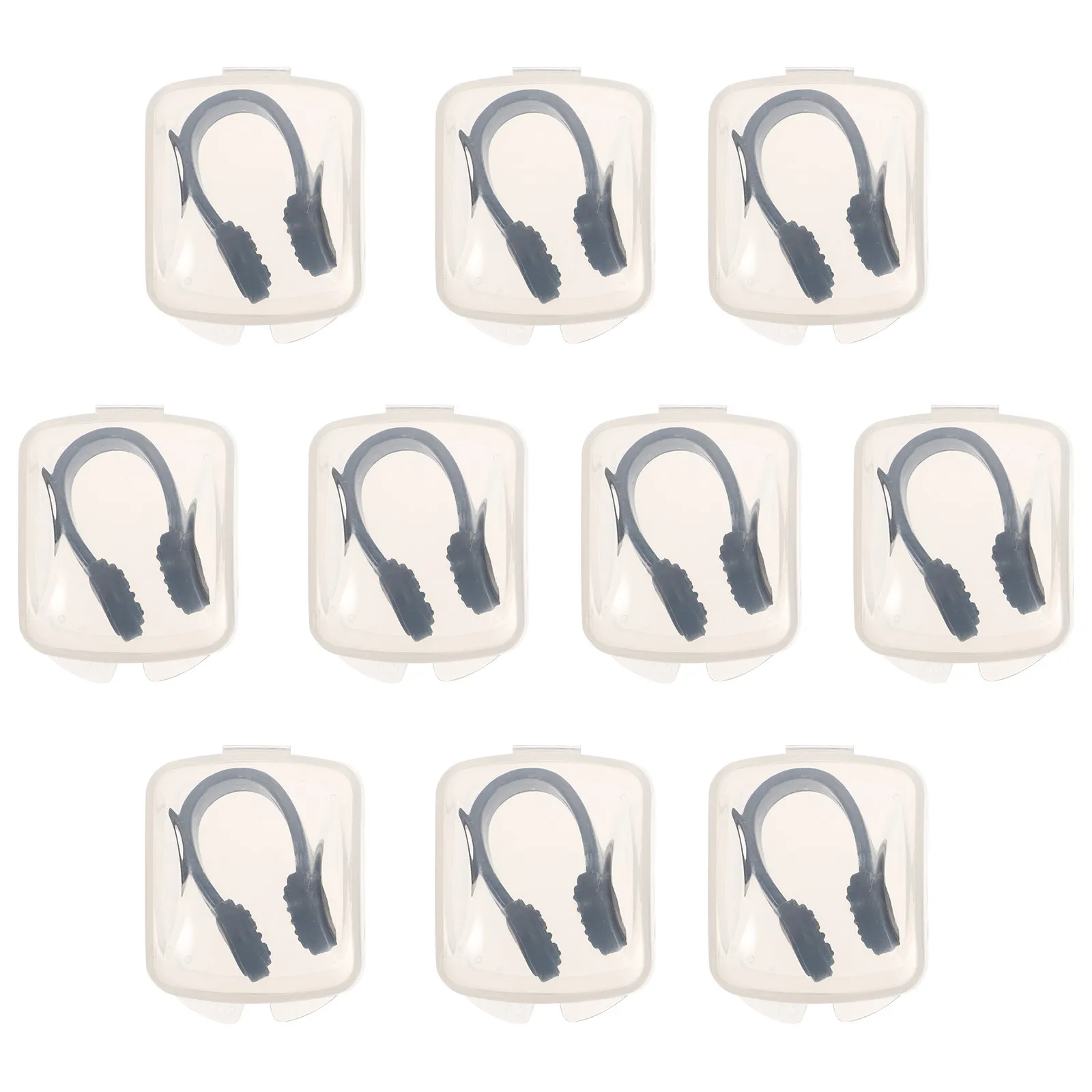 

10Pcs High-Quality Silicone Nose Clip Swimming Nose Protector for Beginners Diving Pool Use Reusable Anti-Choking Water Clip