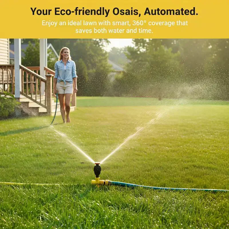 1/2/4Pcs Automatic Rotating Sprinkler 360 Degree Garden Watering Nozzle Gardening Irrigation Watering Flowers Watering Vegetable