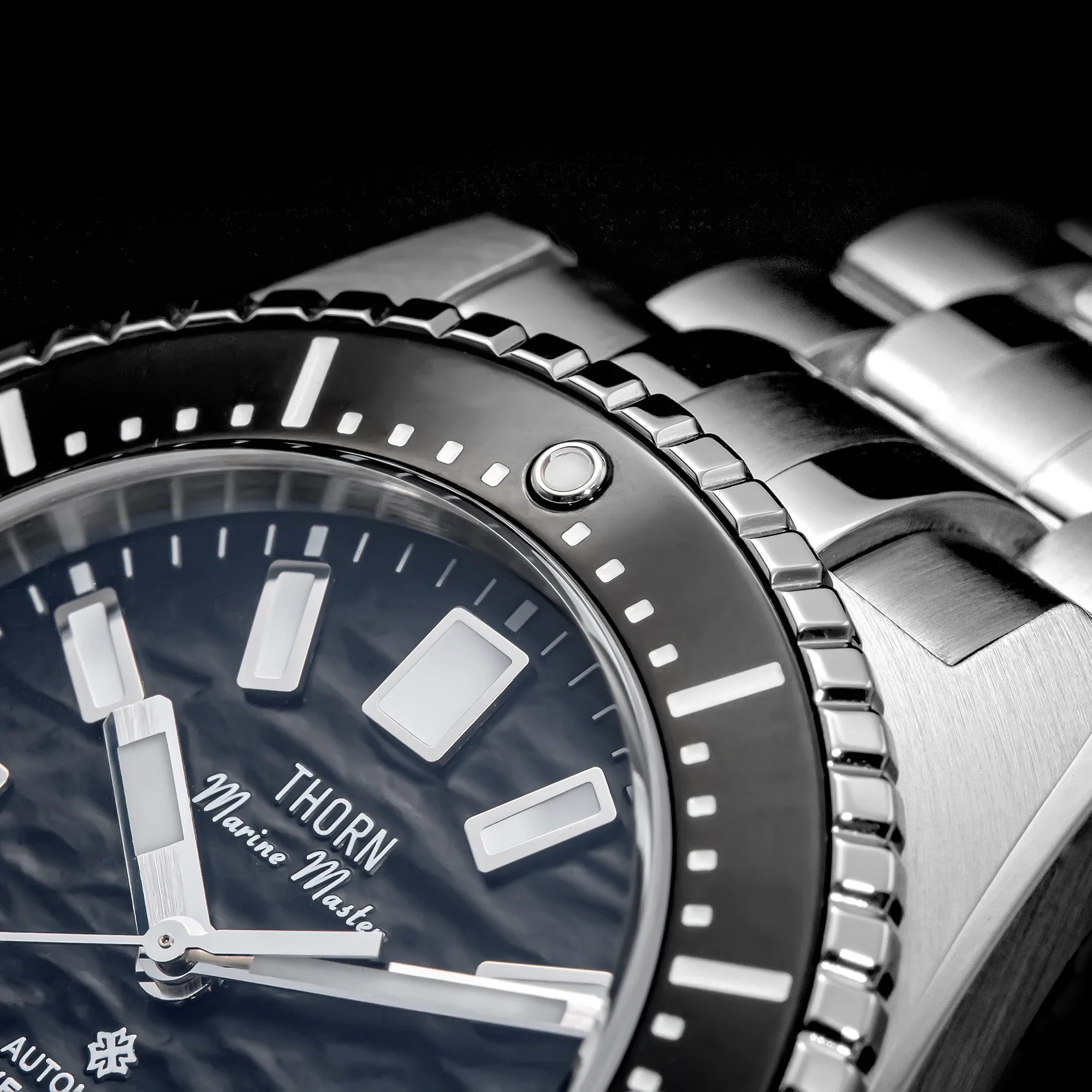 [SHY-042]THORN Vollautomatische Mechanische NH35A Uhr mit 316L Stahlgehäuse, Herren-Taucheruhr mit Leuchtziffern, Geschenkidee – Detail 21