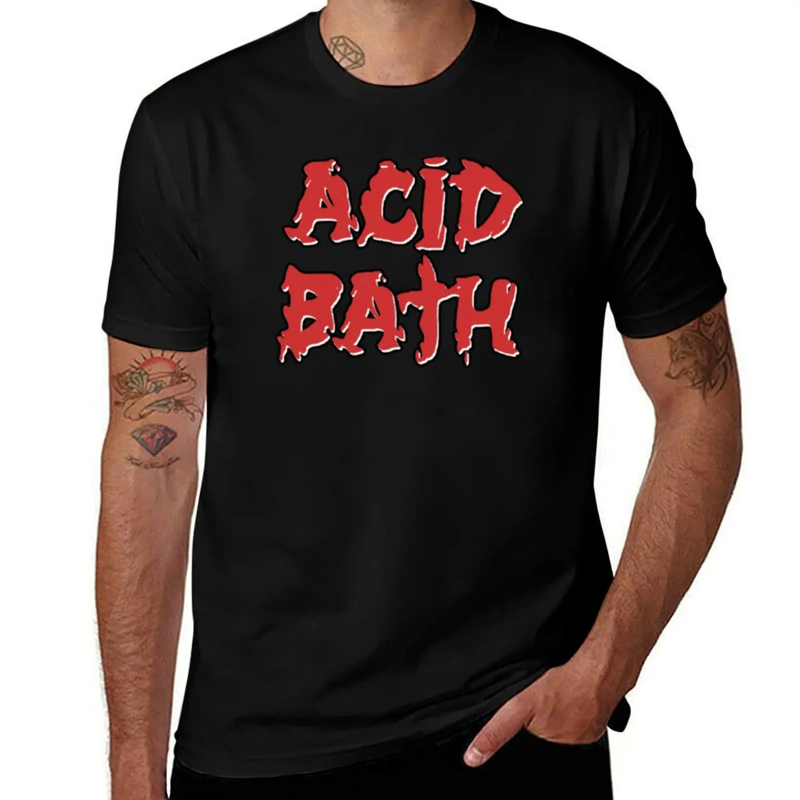 

Футболка The Acid Bath, мужская футболка, мужские футболки с рисунком, хлопковая футболка, футболка