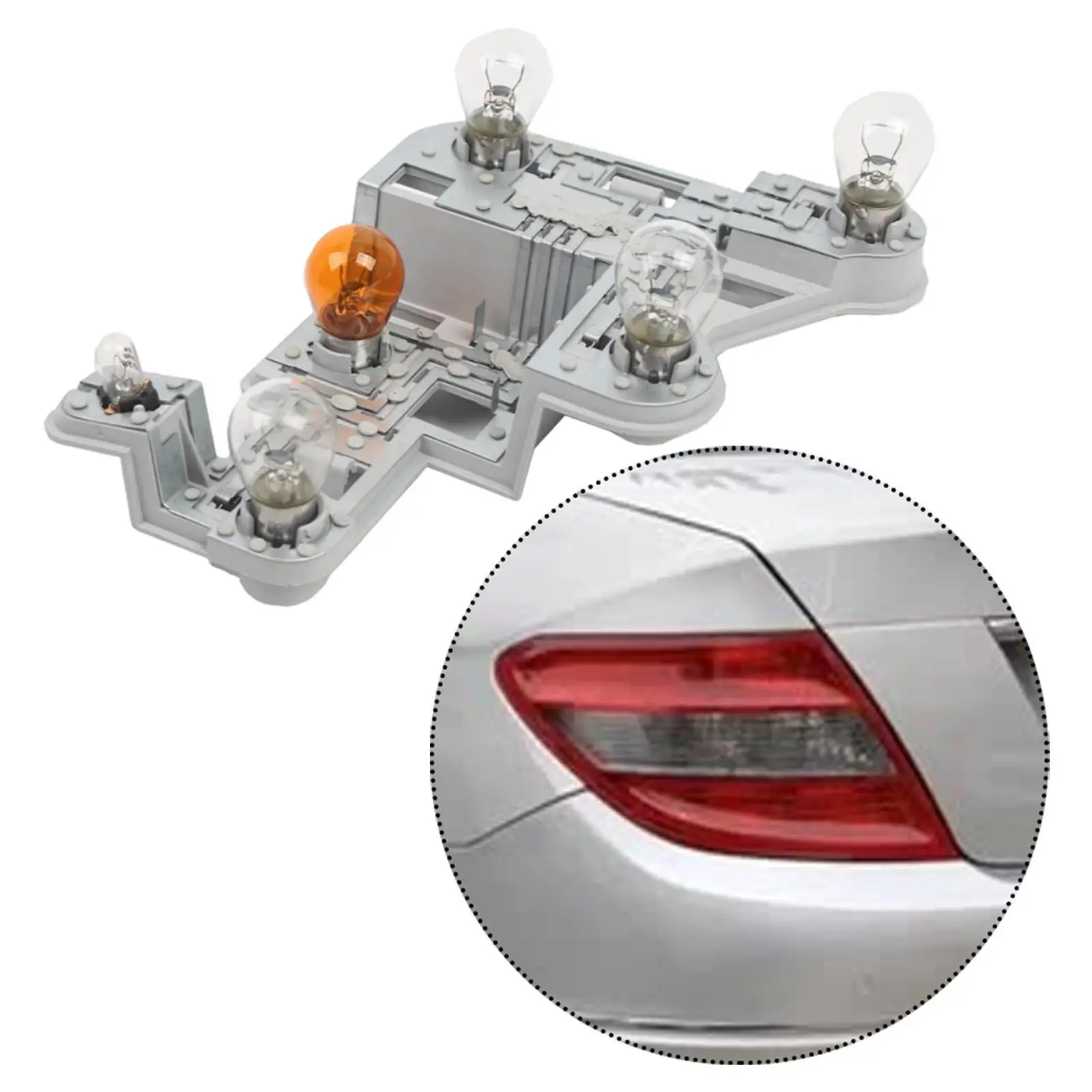 

Tail Light Assemblies Parts Rear Right Lamp Bulb Socket Holder Replacement Board for Mercedes Benz W204 Pre Facelift