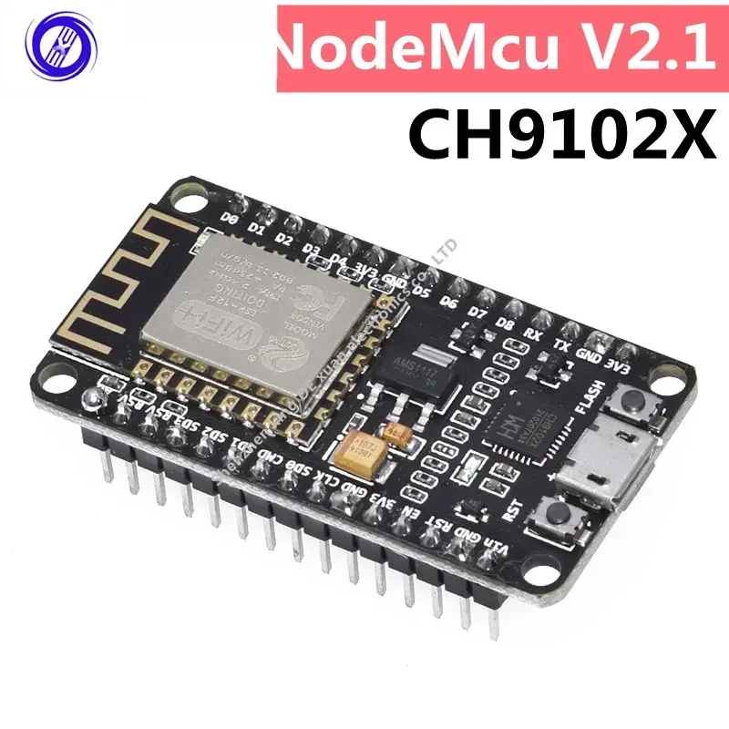 Wireless module NodeMcu V2.1 CH9102X   (CP2102 Updated version ) Lua WIFI Internet of Things development board based For Arduino