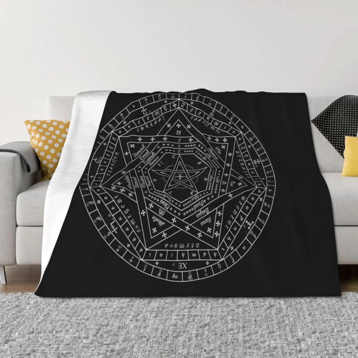 

Sigillum Dei Aemeth Throw Blanket For Sofa Thin funny gift Designers Blankets
