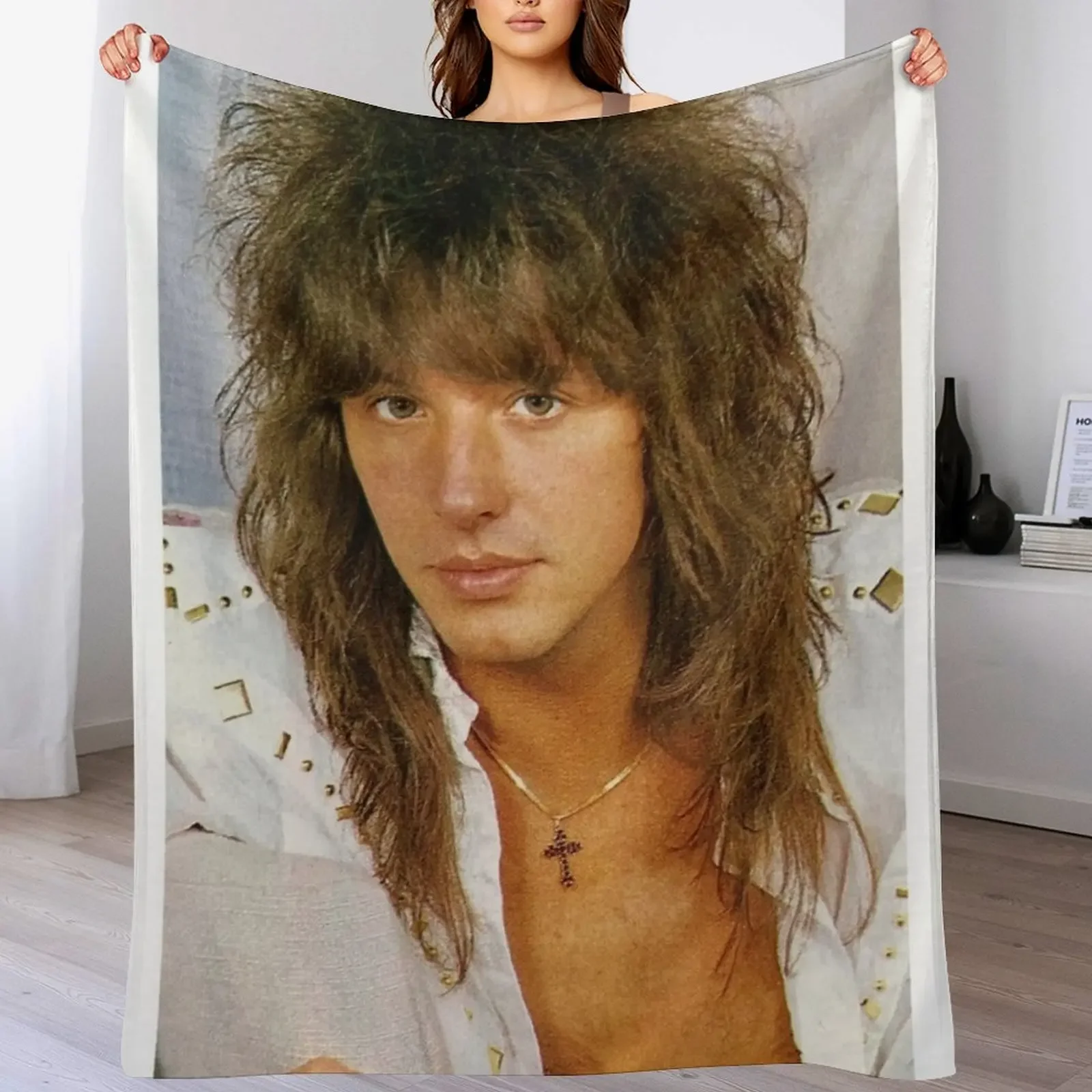 

Richie Sambora Throw Blanket warm for winter Luxury St Blankets