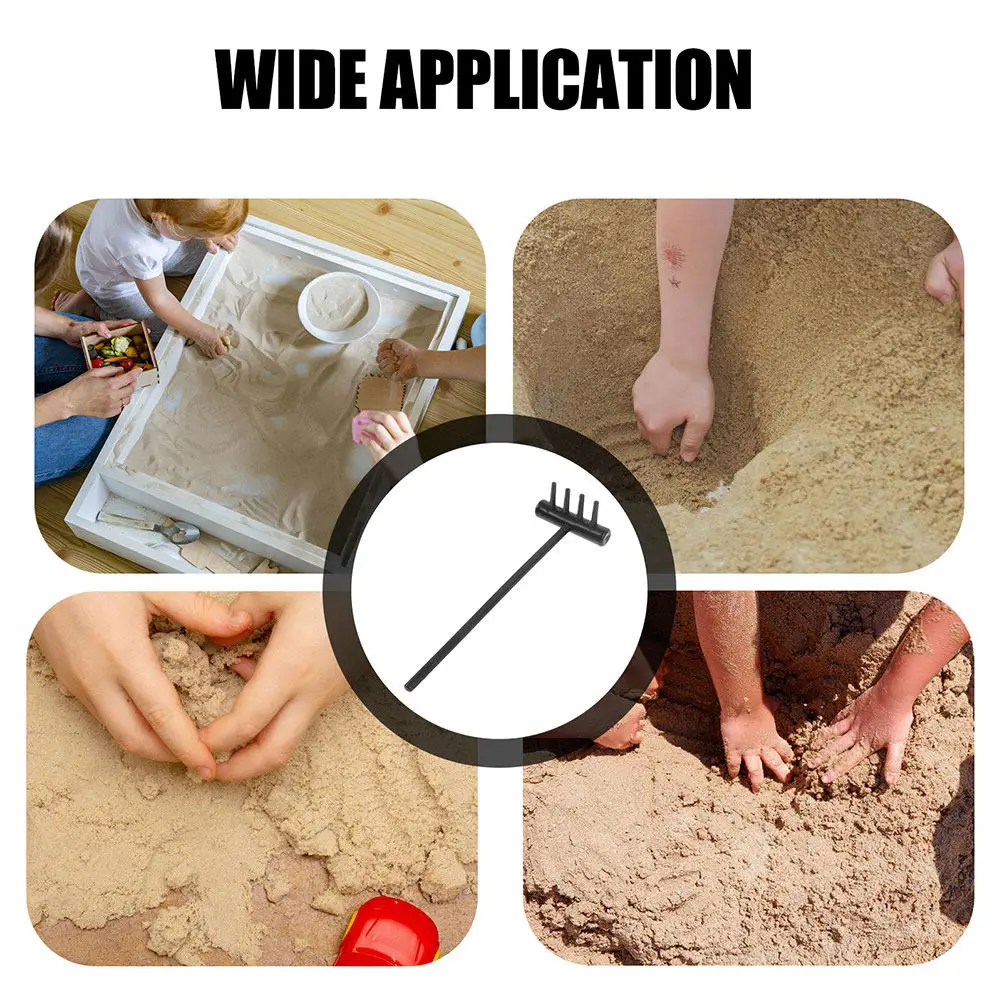 12Pcs Sand Rake Push Tools Plastic Zen Design Rake Set for Sand Art Beach Play Kids Adults Calming Meditation