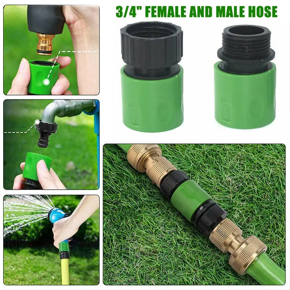 Garden Watering Hose ABS Quick Connector 3/4