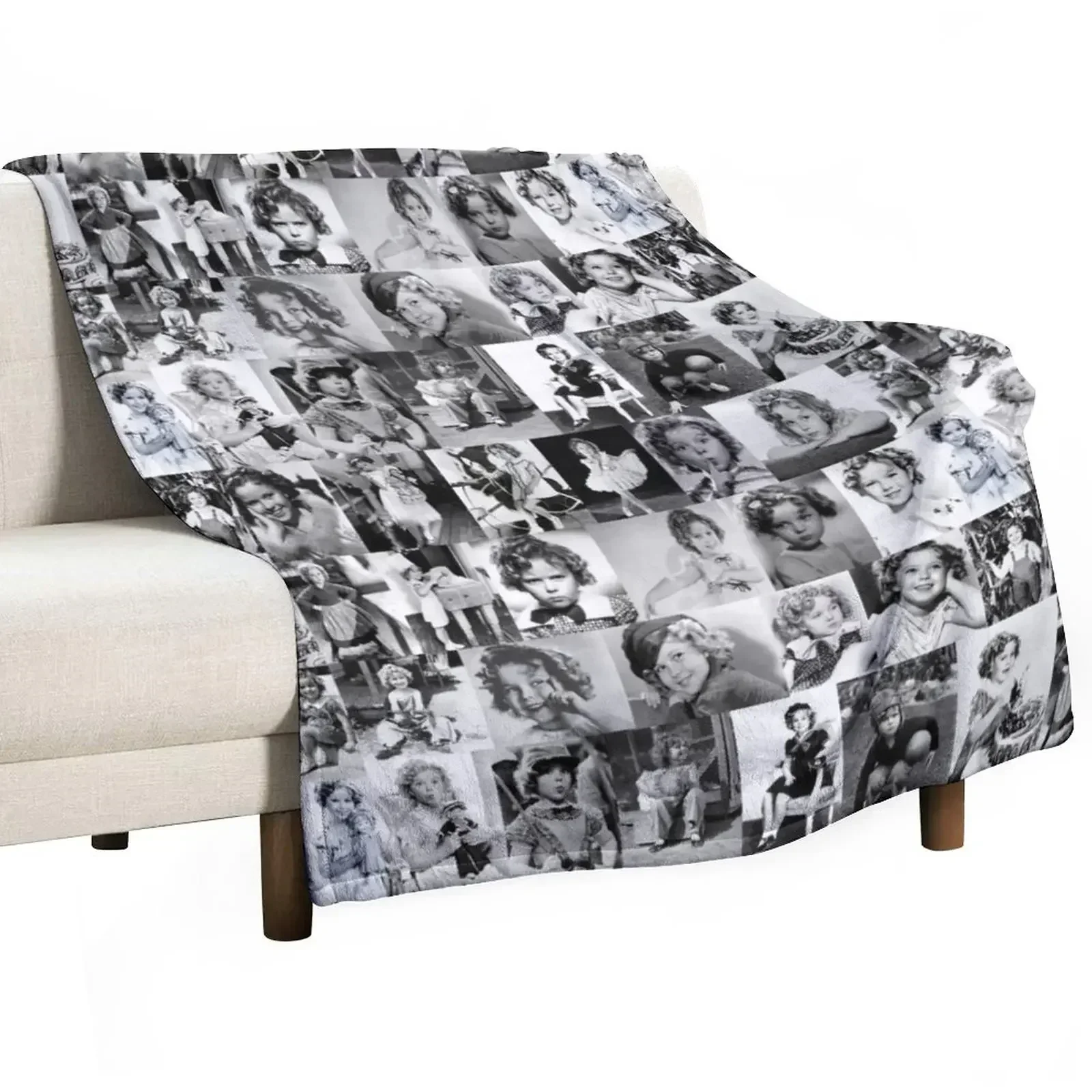 Shirley Temple Collage Throw Blanket Luxury St for winter heavy to sleep Blankets