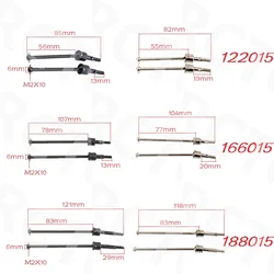 RC 2 pezzi 122015 166015 188015   Albero motore CVD Dogbone universale in metallo per 1/10 HSP 94101 94102 94122 94155 94166 94177 94170 94188