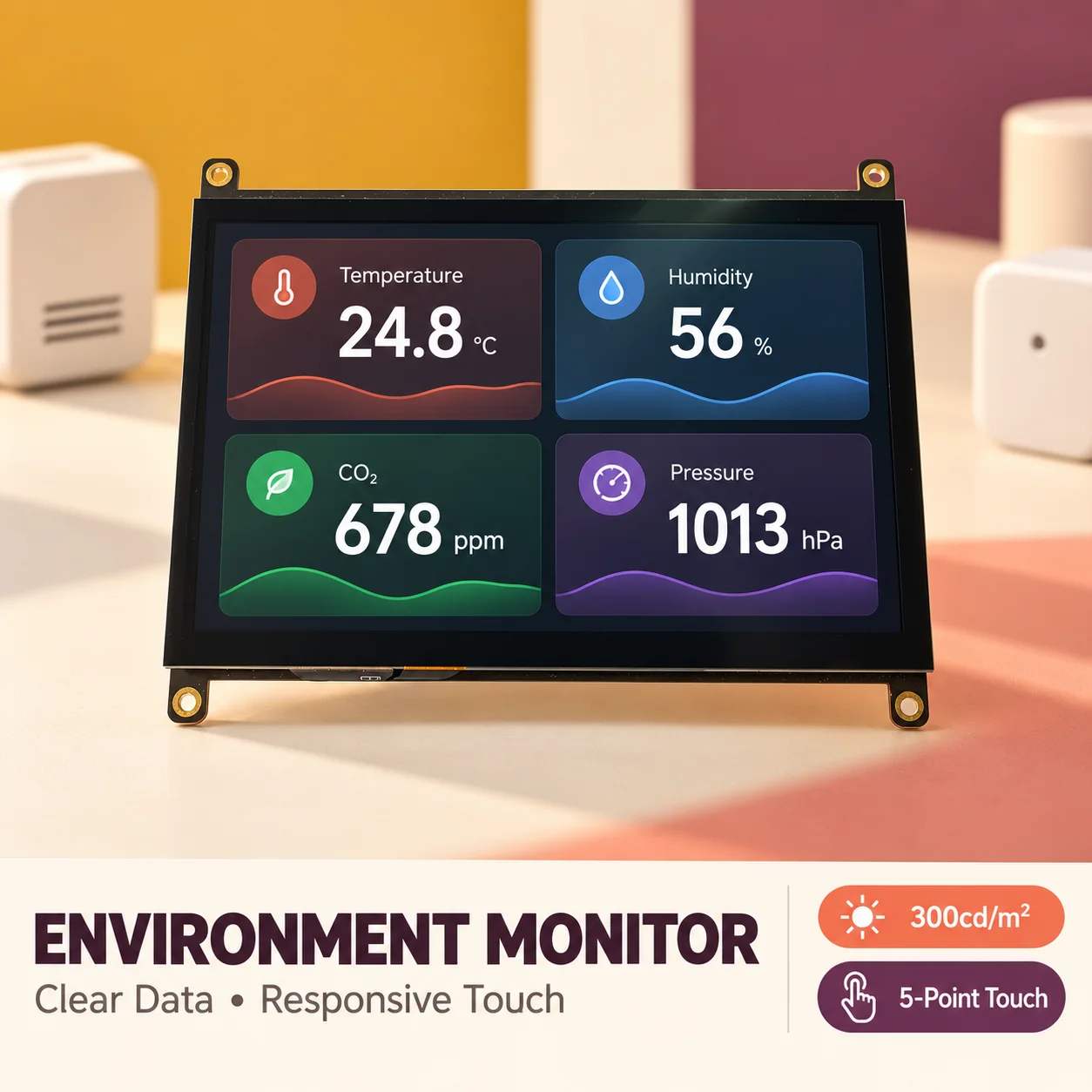 LESOWN 7 หน้าจอสัมผัสแบบคาปาซิ - Raspberry Pi 10.1 Inch Capacitive Touch Screen Ips บทวิจารณ์และราคา