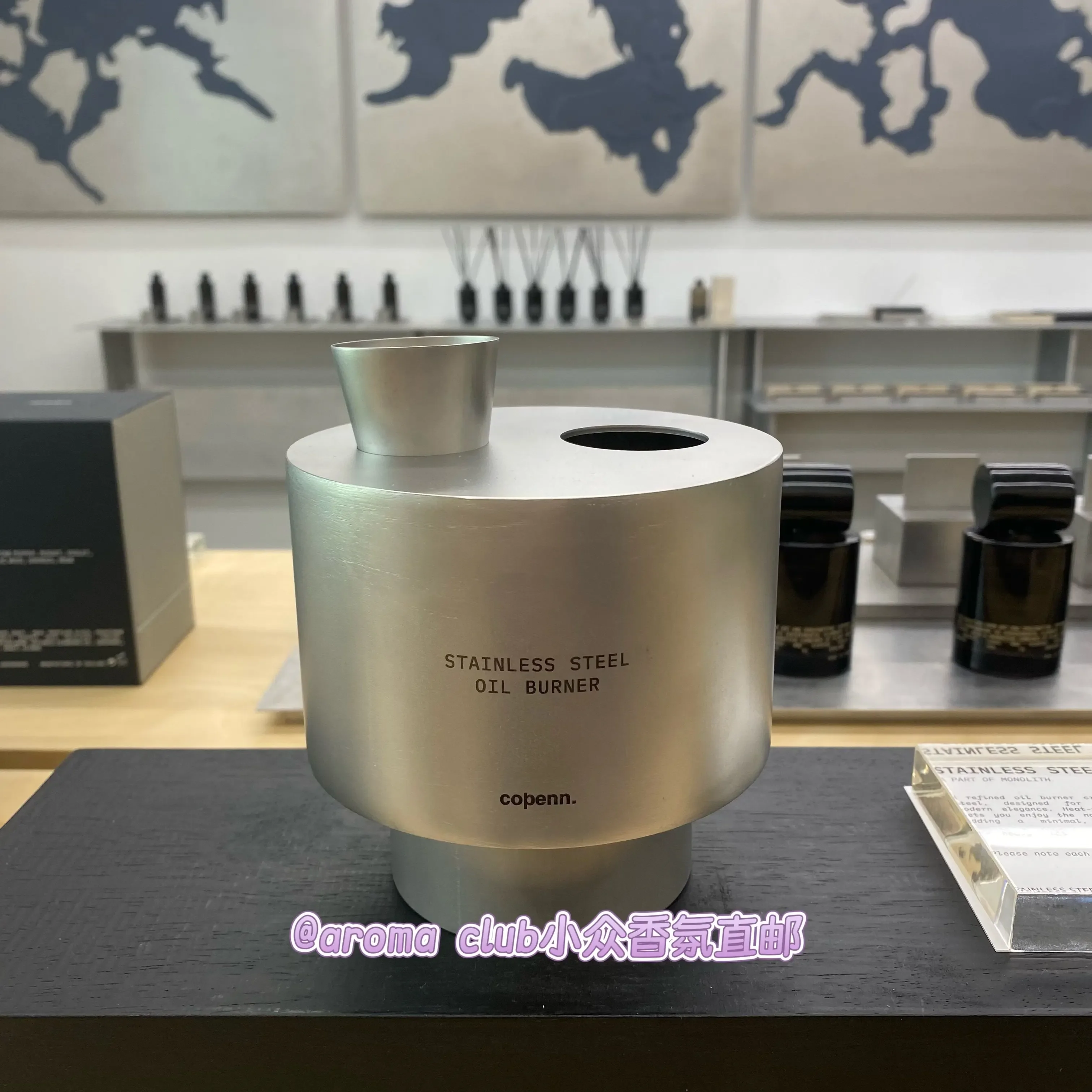 Niche stainless steel aromatherapy stove, loose flavor oil stove